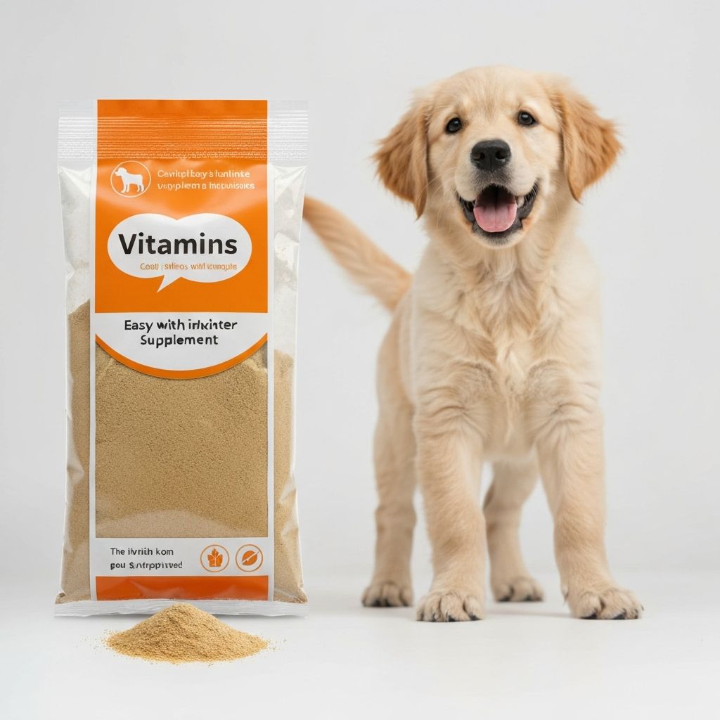 Hunde Supplements und Vitamine - natürliche Pulver